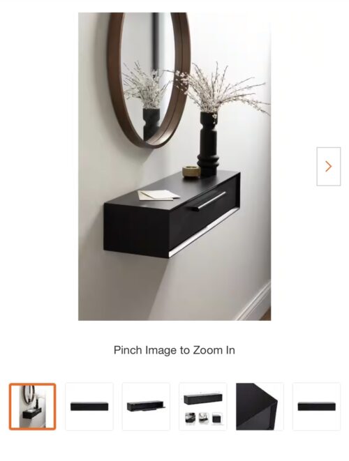 McCutcheon Floating Console Table