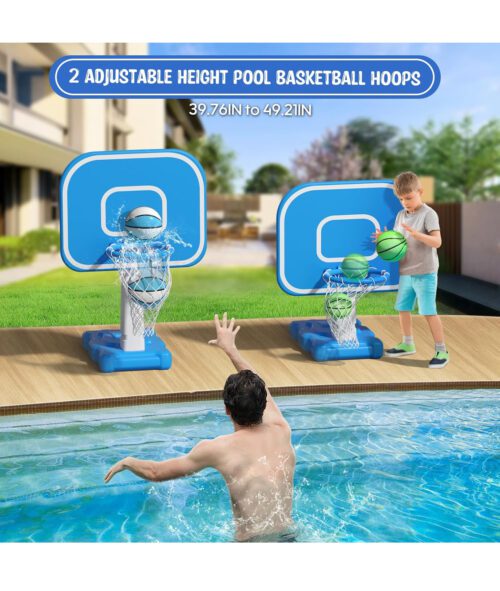 Pool Basketball Hoop - includes balls and pump - Image 4