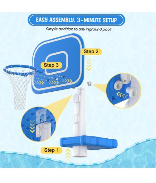 Pool Basketball Hoop - includes balls and pump - Image 5