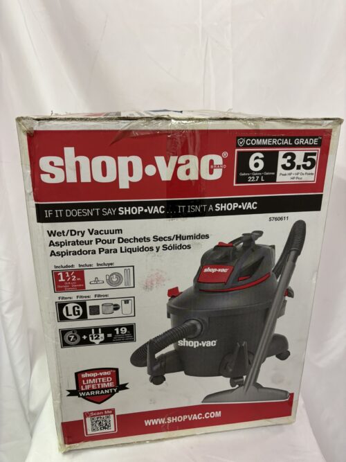 Shop Vac 6 Gallon Wet/Dry Vacuum - Image 2