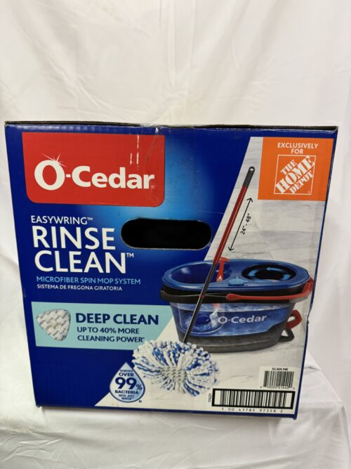 O-Cedar Easywring Rinse Clean Microfiber Spin Mop System - Image 2